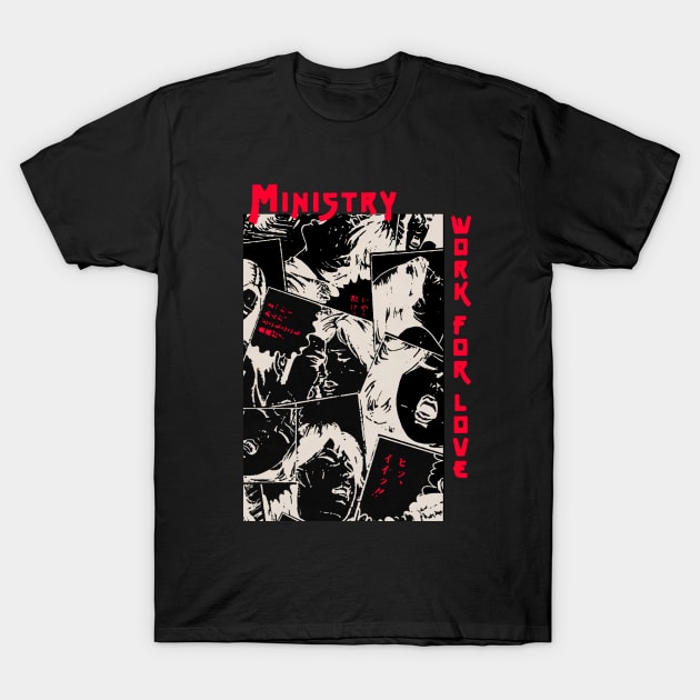 Work For Love 1983 T-Shirt by Pop Fan Shop